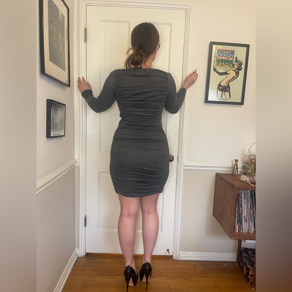 Y2K Vintage Jean Paul Gaultier Soliel Grey Knit Dress - Picture 2 of 11